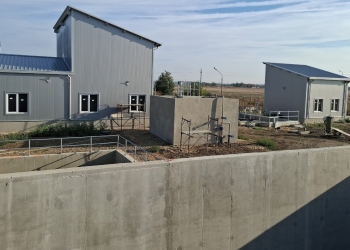 Lucrările la stația de epurare a apelor uzate din Cenad, la un stadiu de 85%