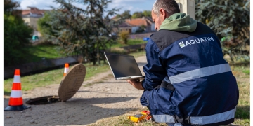 Aquatim investește constant în digitalizarea și sectorizarea rețelei de distribuție a apei din Timișoara FOTO