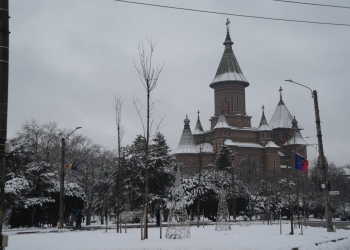 240 de tone de material antiderapant, împrăștiate pe străzile Timișoarei