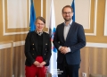 Ambasadorul Suediei în România, în vizită la Primăria Timișoara FOTO