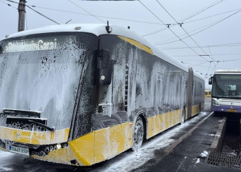 Spălarea mijloacelor de transport public din Timișoara, reluată odată cu creșterea temperaturilor