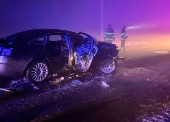 Accident grav pe un drum din vestul țării: un tânăr de 32 ani a murit pe loc