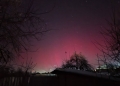 Spectaculoasa auroră boreală, văzută din nou pe cerul din județul Timiș FOTO
