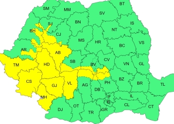 Avertisment meteo: va continua să ningă în vestul țării. A fost emis cod galben