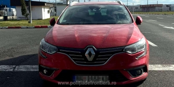 Mașină căutată de către autoritățile din Austria, găsită de polițiștii de frontieră din Timiș FOTO