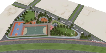 Opt firme vor să amenajeze o zonă de sport și recreere pe Calea Bogdăneștilor