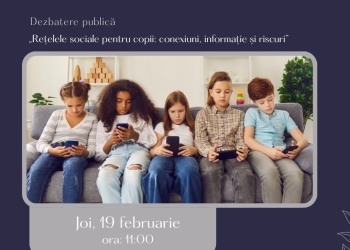Dezbatere organizată de ATOP privind limitarea accesului la rețelele sociale pentru minorii sub 16 ani