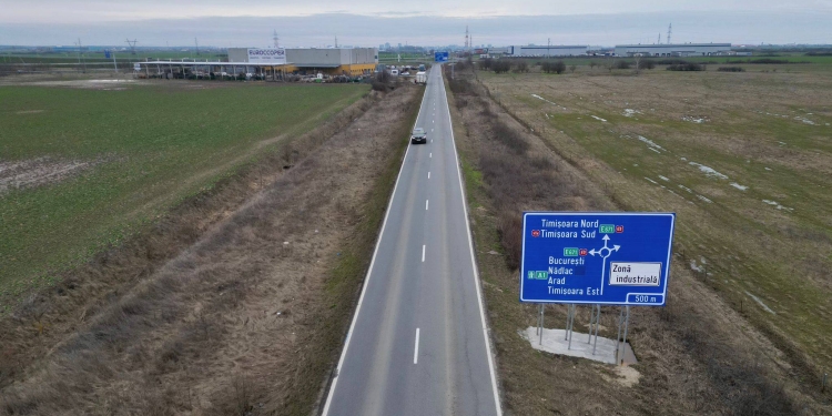 Încep lucrările de modernizare a drumului care leagă Timișoara de Sânandrei FOTO