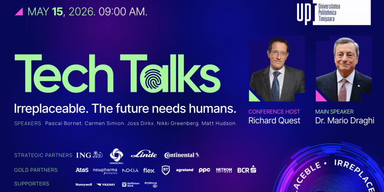 Fostul premier italian, Mario Draghi, la Timișoara, la „Tech Talks by UPT 2026”