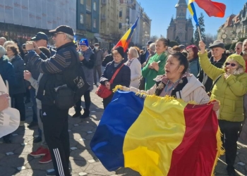 Protest la Timișoara împotriva măsurilor de austeritate