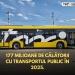 176 de milioane de călătorii într-un an: Timișorenii aleg tot mai mult transportul public