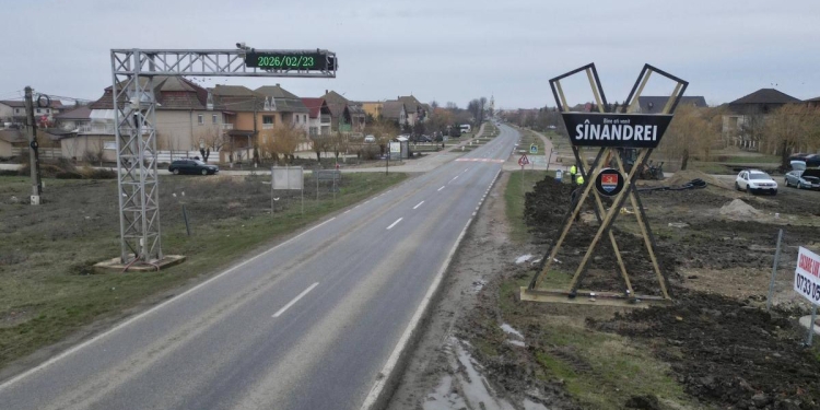 Drumul Timișoara – Sânandrei intră în șantier: DJ692 se lărgește la 4 benzi