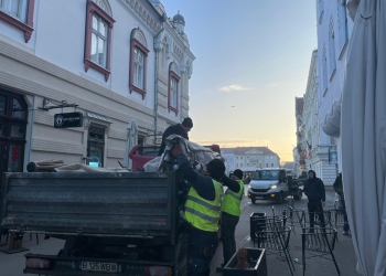 Încă o tură de terase ilegale desființate de Primăria Timișoara