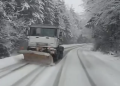 Ninge ca-n povești în zonele înalte din vestul țării! Se intervine pentru curățarea drumurilor