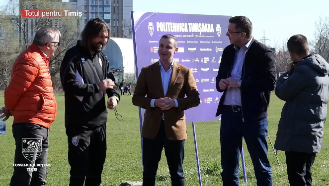 Noi dotări destinate pregătirii sportivilor la baza echipei Politehnica Timișoara FOTO