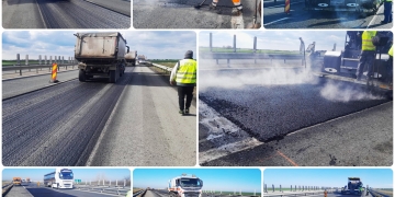 Noi lucrări de reparații pe autostradă, în vestul țării