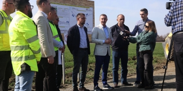 Două noi sensuri giratorii pe șoseaua care leagă Timișoara de Buziaș! Încep lucrările FOTO