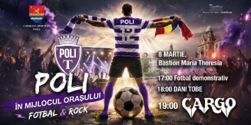 Inedit! Antrenament demonstrativ al echipei Poli Timișoara și concert Cargo, la Bastion