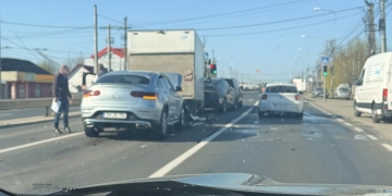 Carambol pe Calea Lugojului din Timișoara, din cauza unui șofer beat