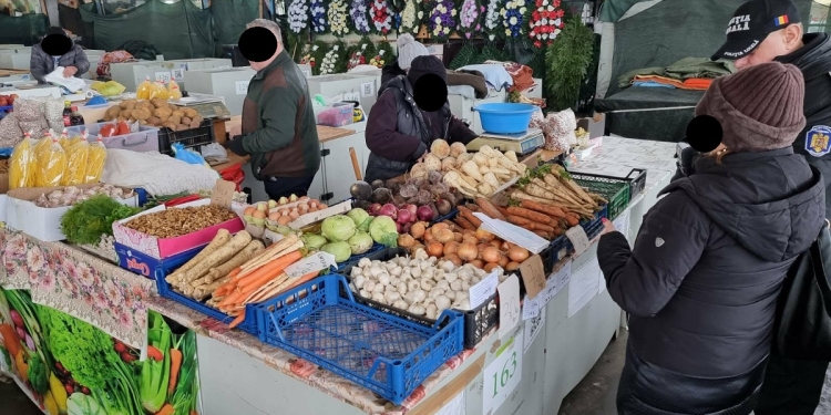 Polițiștii locali, verificări în piețele din Timișoara! Peste 200 de comercianți, amendați FOTO