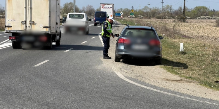 Razie „fulger” pe DN6: 266 de amenzi în doar 4 ore. Viteza și alcoolul rămân principalele pericole pe șoselele din Timiș