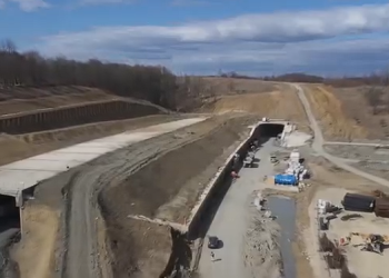 56% din lucrările de pe lotul Margina – Holdea al autostrăzii A1, finalizate