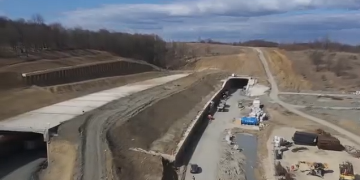 56% din lucrările de pe lotul Margina – Holdea al autostrăzii A1, finalizate