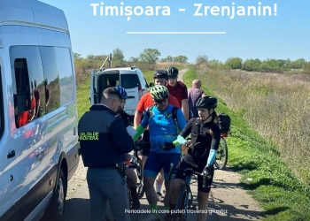 Se redeschide traseul de biciclete Timișoara – Zrenjanin: frontiera poate fi trecută din nou pe Bega
