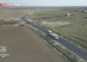 Șoseaua care leagă comuna Șag de Sânmihaiu Român, deschisă circulației în această primăvară