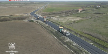 Șoseaua care leagă comuna Șag de Sânmihaiu Român, deschisă circulației în această primăvară