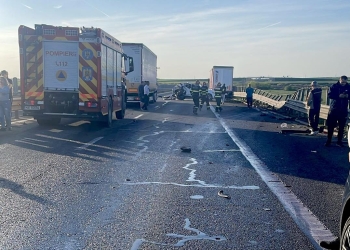 Accident mortal pe autostrada A1, la Giarmata! A intervenit și elicopterul SMURD