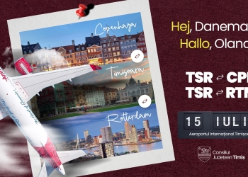 AnimaWings va asigura zboruri directe de la Timișoara spre Copenhaga și Rotterdam, din luna iulie