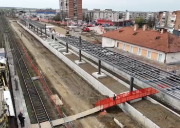 Avansează reabilitarea căii ferate Ronaţ Triaj – Arad! Stadiul lucrărilor se apropie de 30%