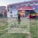Autospecială SMURD lovită de tren la Urseni: trei cadre medicale rănite