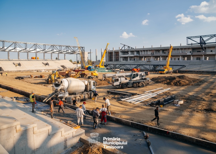 Restricții de trafic din cauza lucrărilor la stadionul „Eroii Timișoarei”