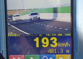 Aproape și-a luat zborul! Tânăr prins cu aproape 200 km/h pe DN 69A, între Sânandrei și A1