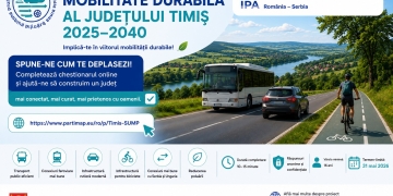 Se lucrează la Planul de Mobilitate Durabilă al Județului Timiș, care va decide cum arată transportul pentru următorii 15 ani