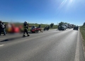 Accident grav pe DN6, la ieșirea din Timișoara. O mașină a intrat într-un convoi de 5 motociclete