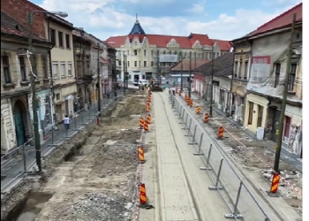 Șantierul din cartierul timișorean Fabric avansează în forță. Începe înlocuirea rețelelor de utilități în cel mai mare proiect de regenerare urbană din Timișoara