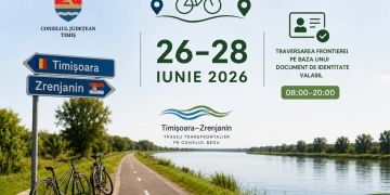 Punctul temporar de trecere a frontierei de pe malul Begăi va fi disponibil pentru pietoni și bicicliști
