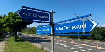 Încep lucrările la cele două sensuri giratorii care se construiesc pe drumul care leagă Timișoara de Giroc