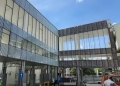 Pasarela dintre Centrul de Mari Arși și Clinica de Ortopedie a Spitalului Județean se apropie de finalizare