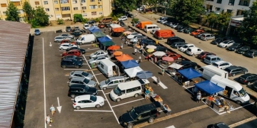 Piața din Lipovei se reorganizează: piață volantă în weekend, parcare în timpul săptămânii