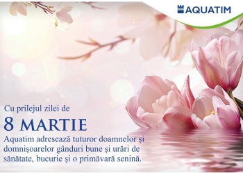 Mesaj de 8 Martie din partea societăţii de apă şi canalizare a Timişoarei