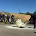 Exercițiu de stingere a incendiilor la Stația de Epurare Jimbolia FOTO