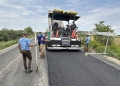 Avansează lucrările de reparaţii pe DN 59B, în judeţul Timiş FOTO