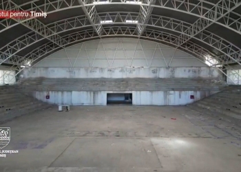Finalizarea Sălii Polivalente de lângă stadionul Dan Păltinișanu din Timişoara, în licitație