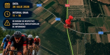 Restricţii de circulaţie în zona localităţii Traian Vuia, duminică! Are loc o competiţie de ciclism