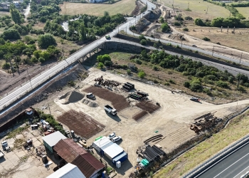 Reconstrucția pasajului Slavici–Polonă intră în etapa de execuție a fundației structurii FOTO
