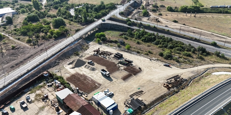 Reconstrucția pasajului Slavici–Polonă intră în etapa de execuție a fundației structurii FOTO